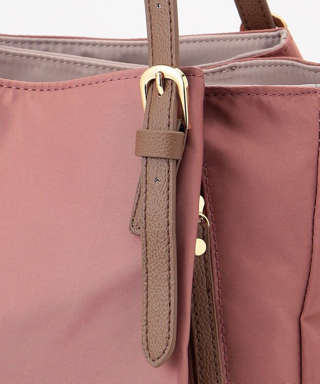 LA BAGAGERIE 【MONICA】ナイロン2WAYトートバッグ Mサイズ ピンク