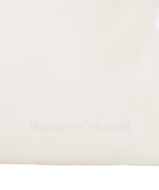 Maison de FLEUR リボンナップサック White