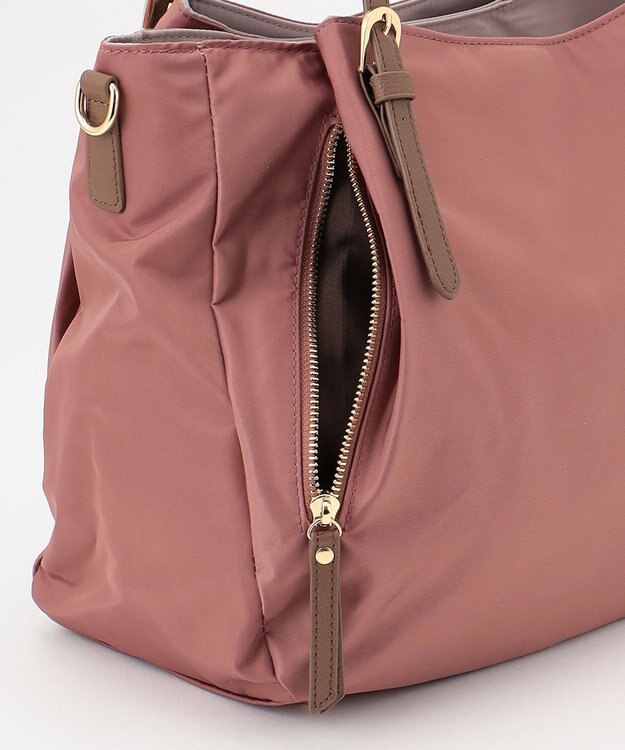 LA BAGAGERIE 【MONICA】ナイロン2WAYトートバッグ Mサイズ ピンク