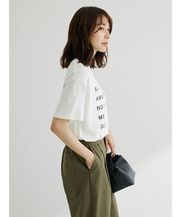 Green Parks ５段ロゴボックスＴシャツ Off White