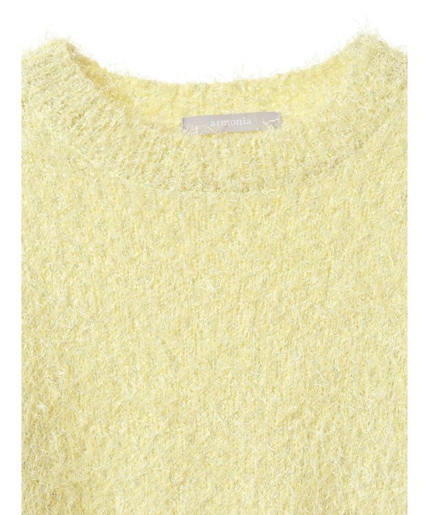 Green Parks ａ．ラメシャギーニットプルオーバー Yellow