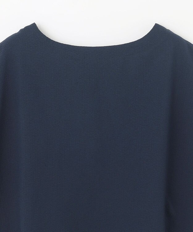 ANY L ミニサッカードルマンスリーブカットソー ネイビー