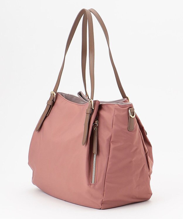 LA BAGAGERIE 【MONICA】ナイロン2WAYトートバッグ Mサイズ ピンク