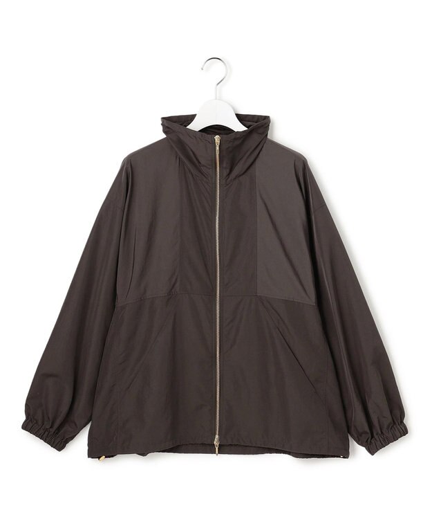 23区 【先行予約】ナイロンタイプライター ダブルジップ ブルゾン ダークブラウン系