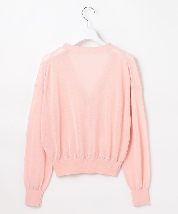 Feroux シアーニット カーディガン ピンク系