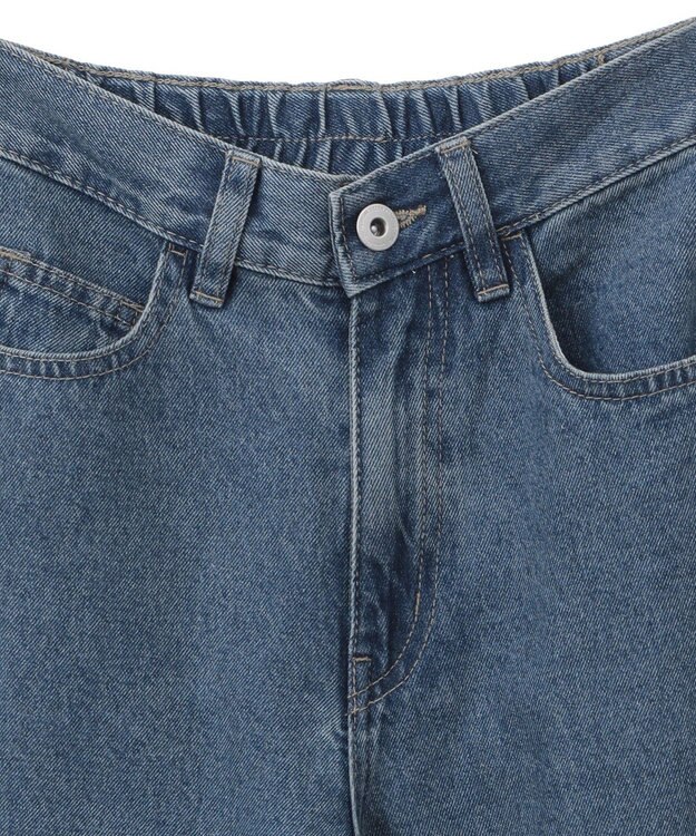 earth music&ecology カットオフフレアデニムパンツ Medium Indigo