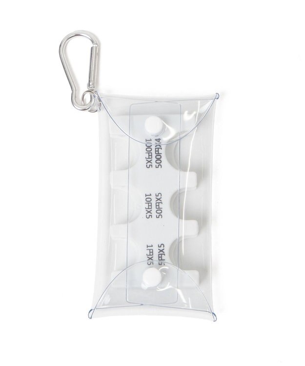 WEGO クリアケースコインホルダー ホワイト