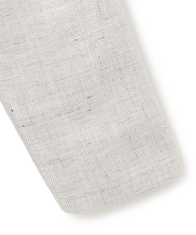 ICB 【日本製】トリアセリネンシャイニーツイル ロングジャケット ライトグレー系