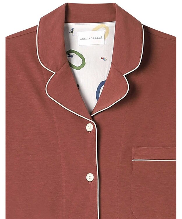 une nana cool 【綿混】ラスティック天竺パジャマ MADE WITH LIBERTY FABRIC OR