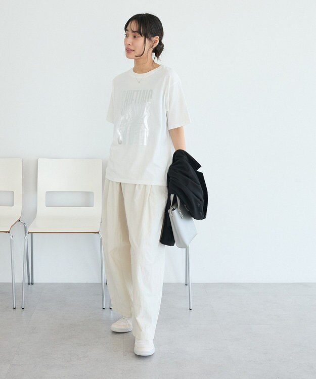 CRAFT STANDARD BOUTIQUE コットンナイロンカーブパンツ Ivory