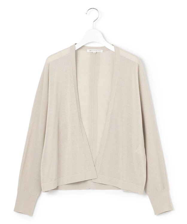 23区 S 【洗える】シアー カーディガン ベージュ系