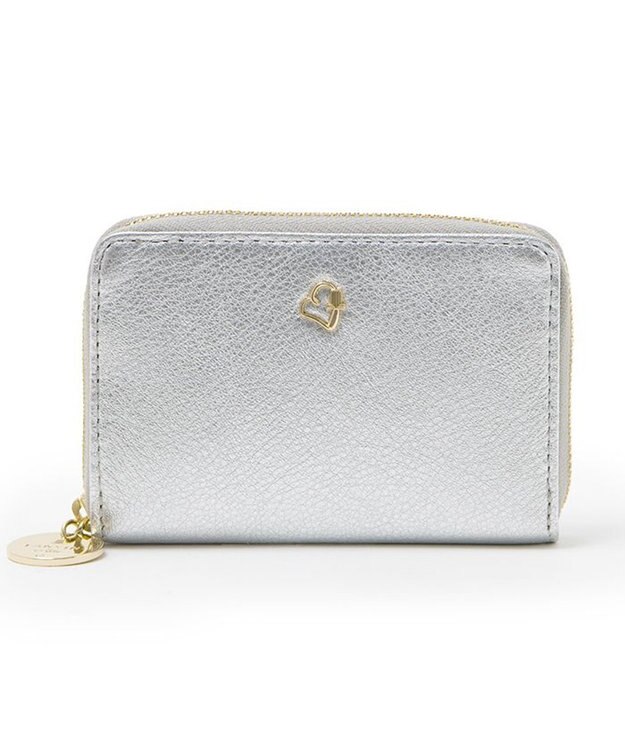 LANVIN en Bleu ペティアン キーケース小銭入れ シルバー