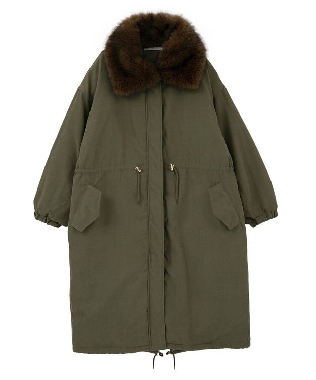 Green Parks ・ＥＬＥＮＣＡＲＥ　ＤＵＥ　中綿モッズコート Khaki
