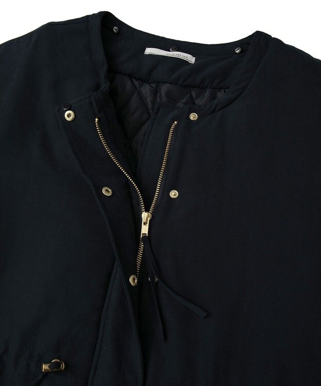 Green Parks ・ＥＬＥＮＣＡＲＥ　ＤＵＥ　中綿モッズコート Navy