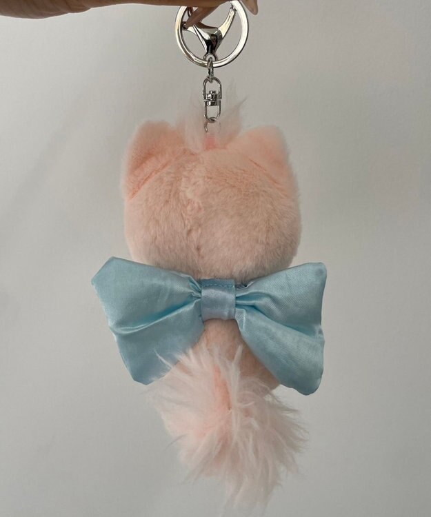 WEGO おめかしcatぬいぐるみキーホルダー ピンク