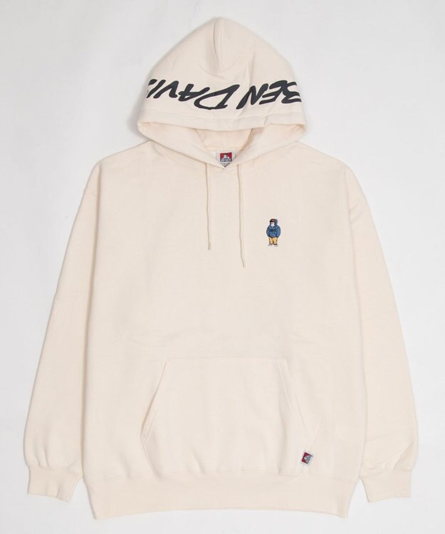 WEGO BENDAVISグラフィックプルパーカー オフホワイト