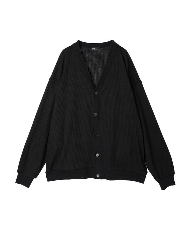 CRAFT STANDARD BOUTIQUE ワッフルカーディガン Black
