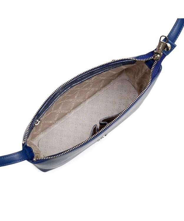 IBIZA リンピード　牛革　ショルダーバッグ ライトグレー