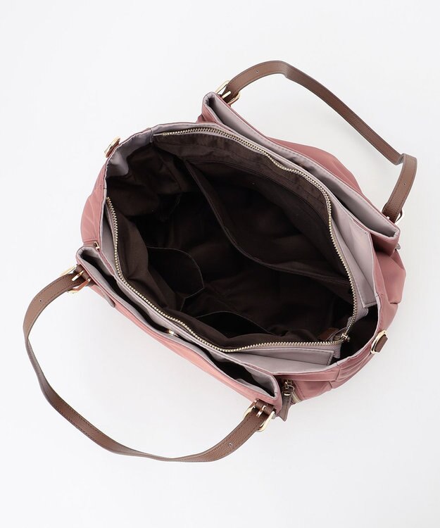 LA BAGAGERIE 【MONICA】ナイロン2WAYトートバッグ Mサイズ ピンク