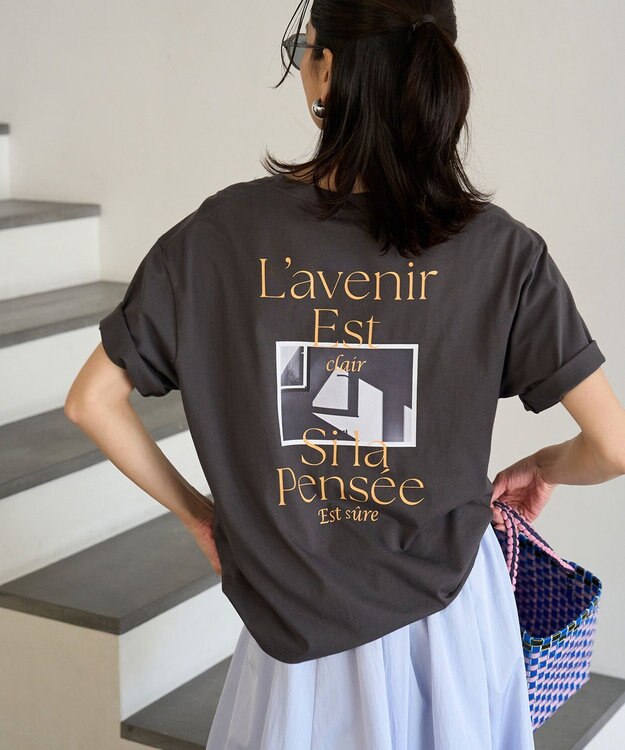 UNFILO CLEAN Tee チャコール1