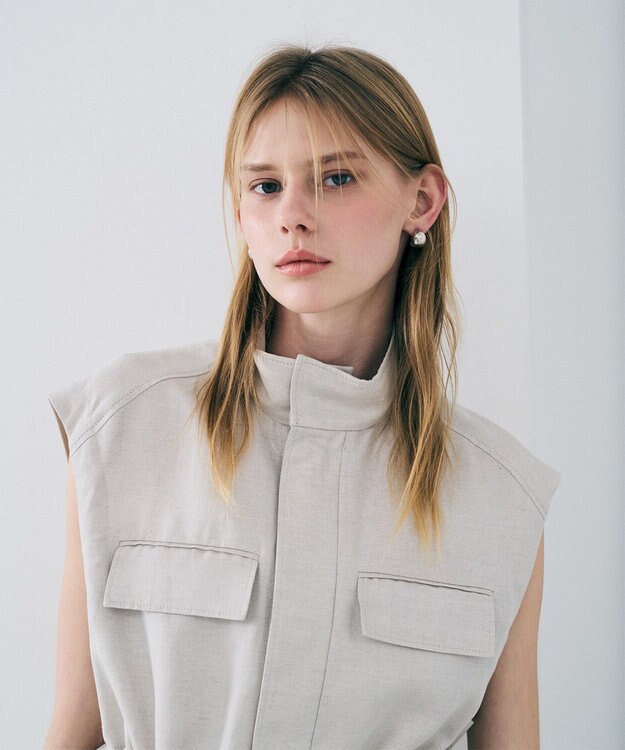 uncrave リヨセルライトリネン ミリタリージレ フラックス