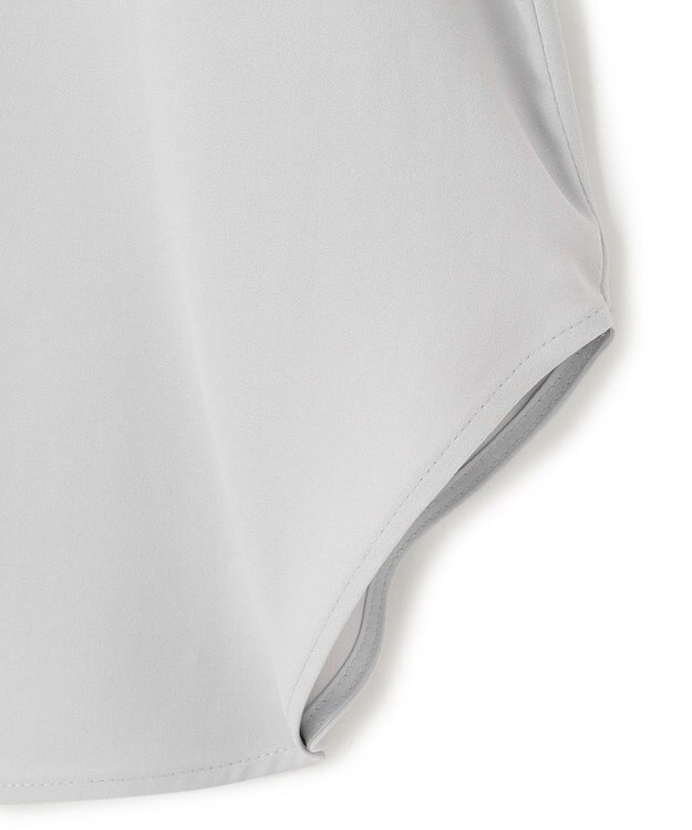 BEIGE， 【洗える・L-size】EVA / ボウタイロングスリーブブラウス Ice Blue