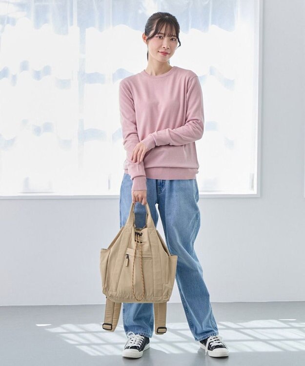 ROOTOTE 3650【撥水・軽量】SC.セオルー.ドローストリング-A 02：ベージュ