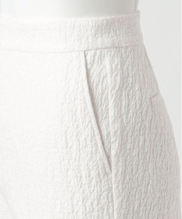 23区 L 【R(アール)】フクレジャカード パンツ オフホワイト系