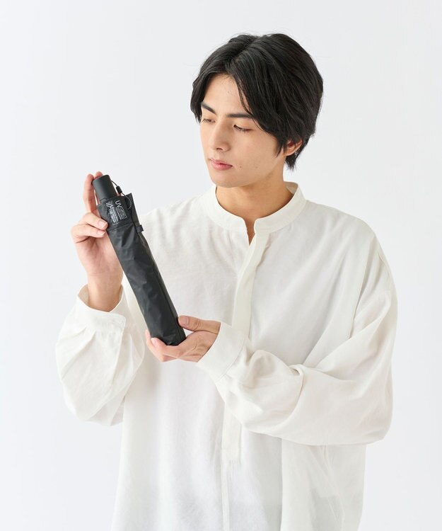 MOONBAT 【遮光100％/超軽量/自動開閉】マジで軽い傘 晴雨兼用 折りたたみ日傘 58cm マジカルテックプロテクション ブラック