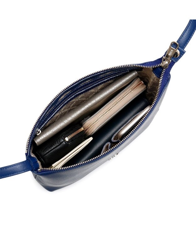 IBIZA リンピード　牛革　ショルダーバッグ ライトグレー