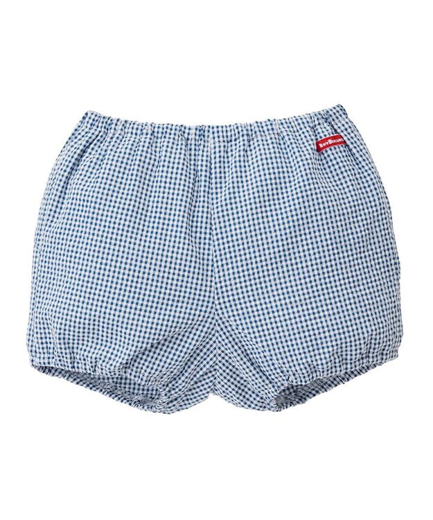 MIKI HOUSE HOT BISCUITS 【70-90cm】 顔ドンシリーズ ブルマ 紺×白