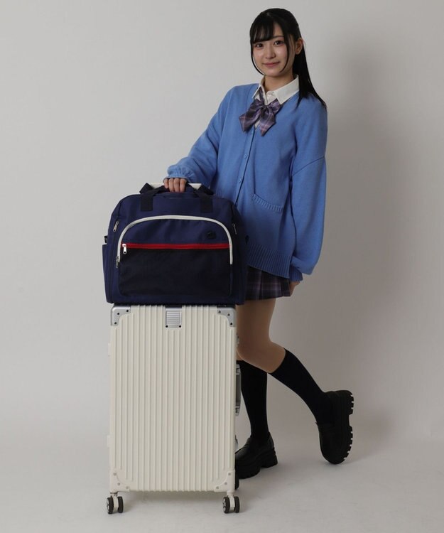 WEGO 【ユニセックス着用ITEM】2way拡張ボストンバッグ トリコロール