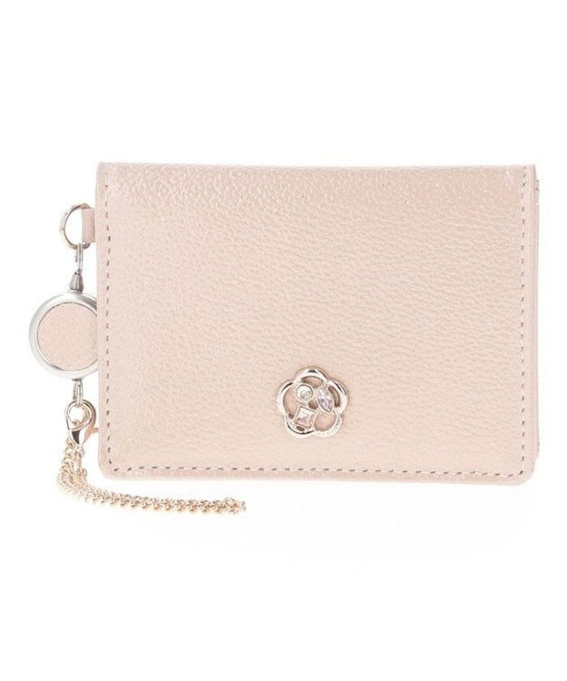 CLATHAS モマン リール付二面パスケース ピンク