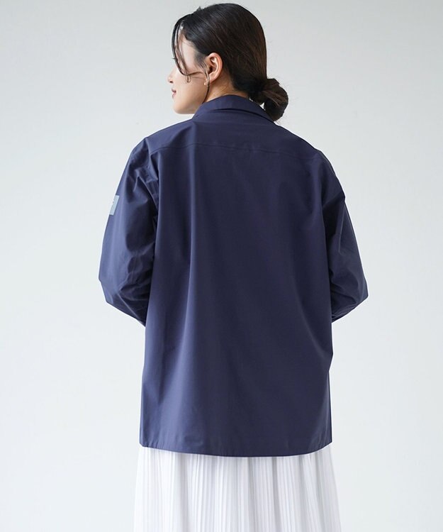 F/ACSION SHIGURE レインシャツジャケット NAVY