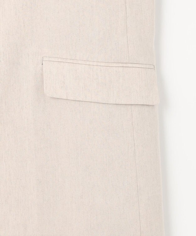 自由区 L 【セットアップ対応・洗える】LIPストレッチテーラード ジレ フラックス