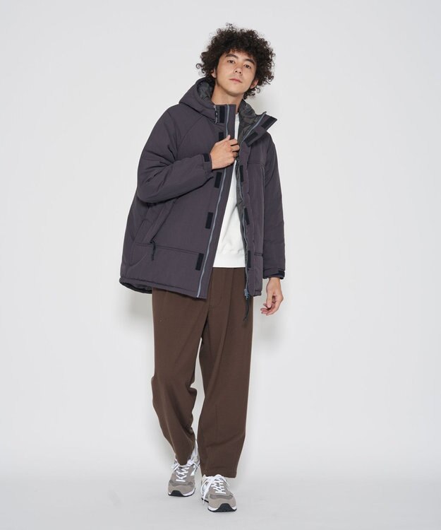 J.PRESS YORK STREET 【UNISEX】タスランナイロンタッサー コート グレー系