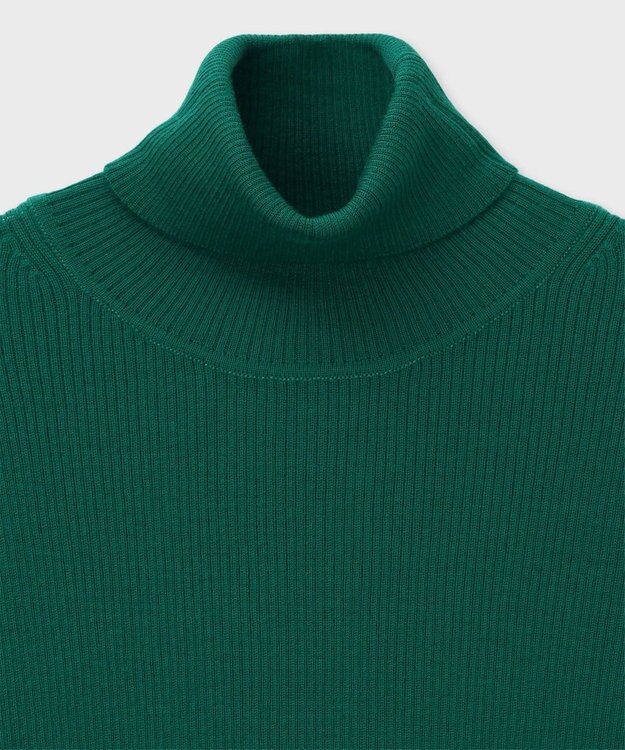 Paul Smith ハイゲージ タートルネック ニット グリーン