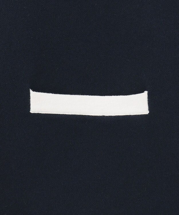 23区 【洗える】コンパクトコットンポリエステル カーディガン ネイビー系