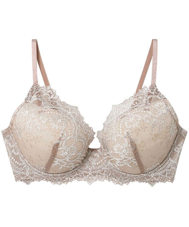 Wing ブラジャー 立体感のあるバストをメイク ふっくらデコルテ きれいな谷間 ブラのズレ・浮きを軽減 【ハイライトブラ】 ブラ CB4000 ウイング／ワコール サンドベージュ