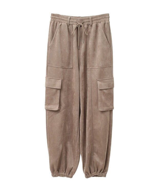 Green Parks ・ＳＵＧＡＲ　ＳＰＯＯＮスエードポンチカーゴパンツ Beige