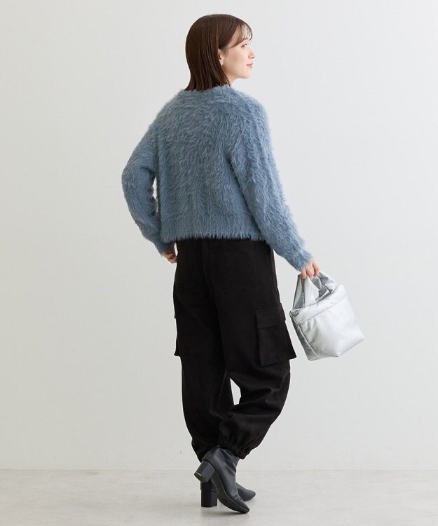 Green Parks ・ＳＵＧＡＲ　ＳＰＯＯＮスエードポンチカーゴパンツ Black