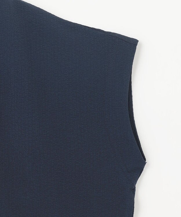 ANY L ミニサッカードルマンスリーブカットソー ネイビー