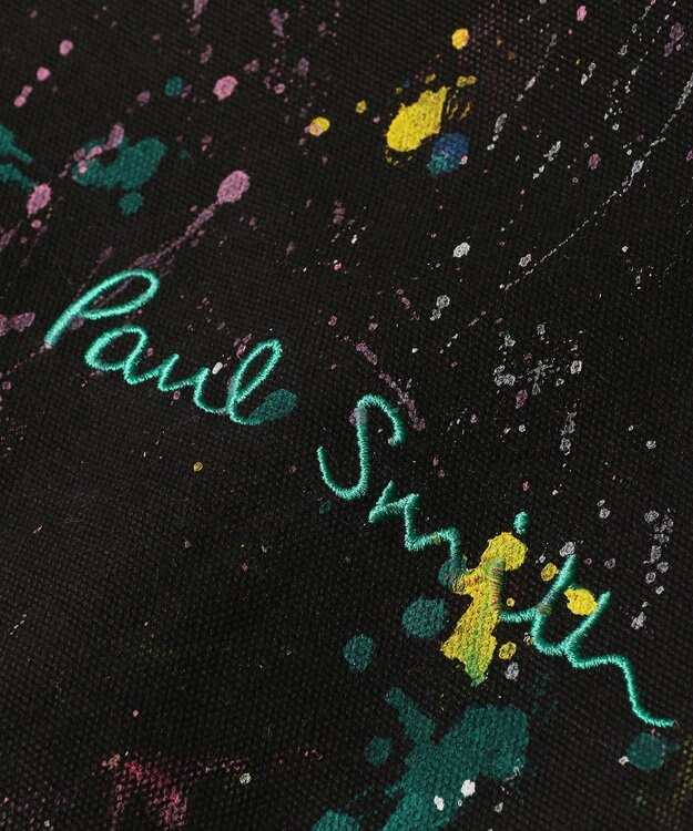 Paul Smith Paul Smith Logo スプラッシュペイント トートバッグ ブラック