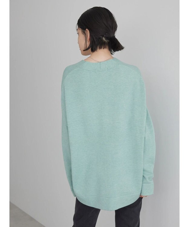 AMERICAN HOLIC バイパチＶネックニットプルオーバー Mint