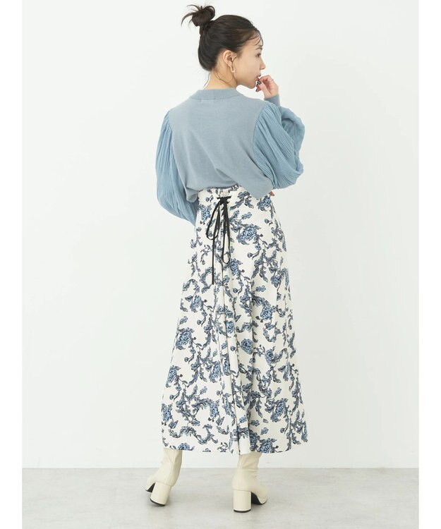 earth music&ecology マジョリカニットプルオーバー Sax