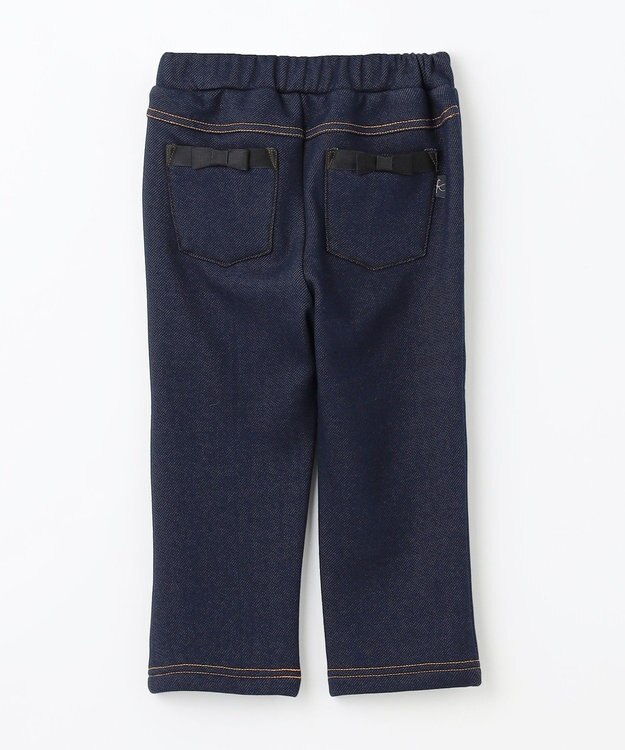 組曲 KIDS 【80-100㎝】シャギー デニム ネイビー系