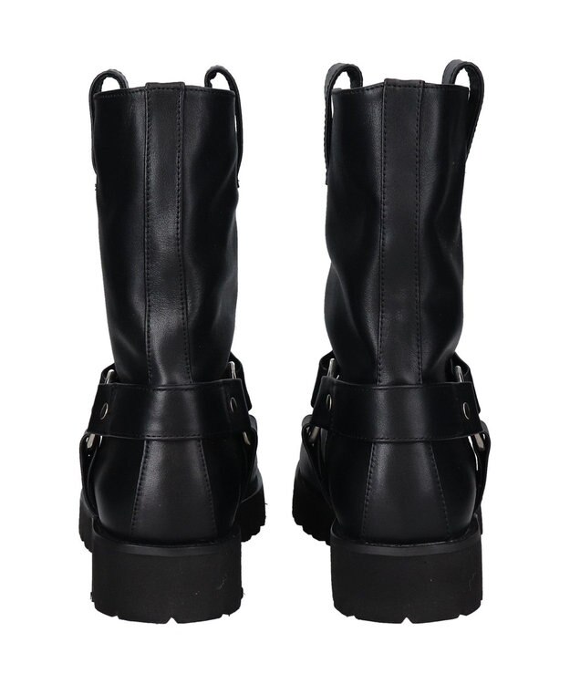 Bridget Birkin 【PARADIS COULEUR】オブリークトウリングエンジニアブーツ ブラック