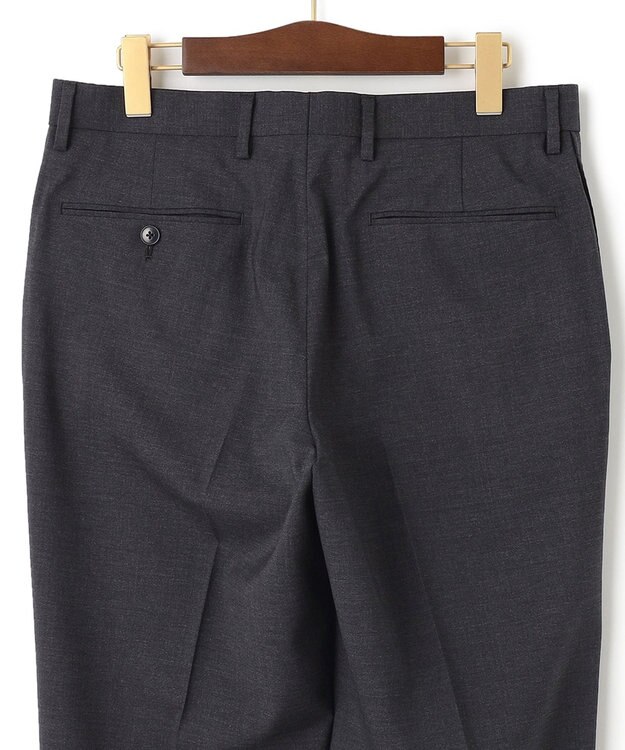 J.PRESS MEN 【PEPPIN MERINO COMFORT】 プレーン スラックス / 1タック グレー系
