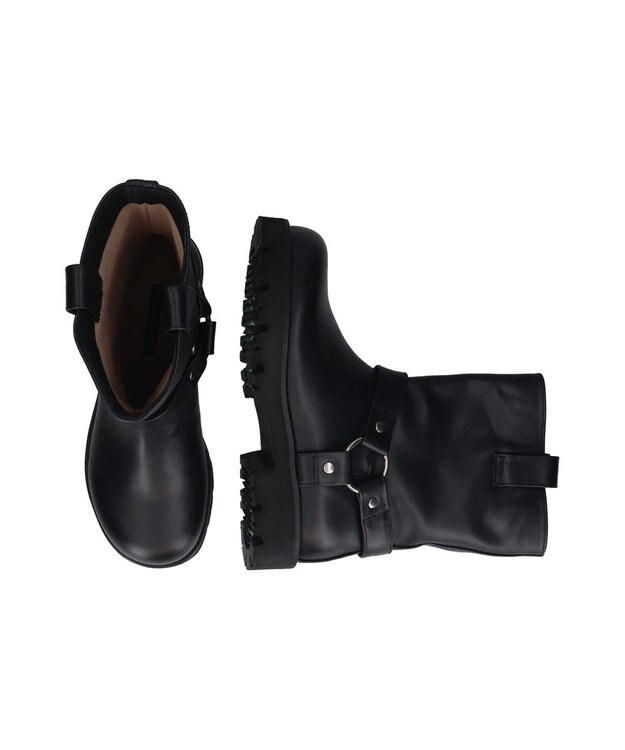 Bridget Birkin 【PARADIS COULEUR】オブリークトウリングエンジニアブーツ ブラック