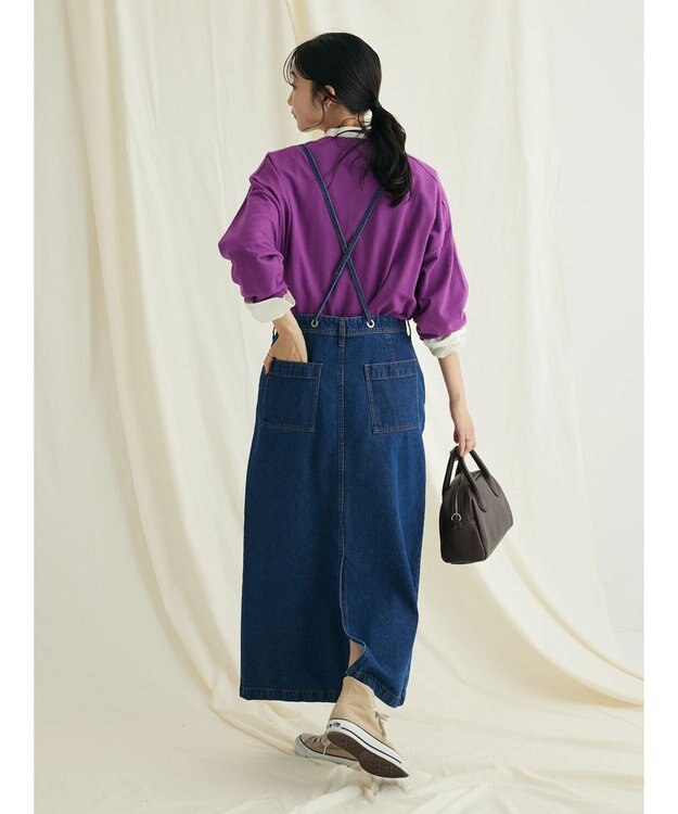 CRAFT STANDARD BOUTIQUE ２ＷＡＹサロペットスカート Medium Indigo